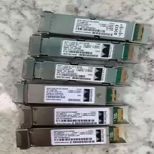 CISCO XFP-10GLR-OC192SR 10-1989-01 02 04 SFP TRANSCEIVER MODULE “Lot Of 6”