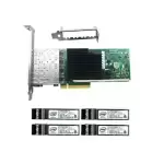 Intel 10Gbps PCI-e(3.0) x8 X710-DA4 Ethernet Server Adapter & Intel 850nm Module