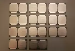 (11) Matched pairs Intel Xeon E5-2643 V3 SR204 3.4GHz 20M 6C LGA 2011-3 R3 135W