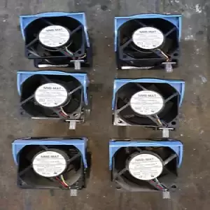 20WW06 SET OF 6 FANS FROM DELL SERVER, 12VDC: NMB-MAT, 1650MA, 60X60X40MM, VGC