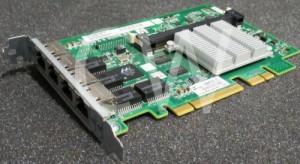 491838-001 HP NC375i Quad Port Gigabit Ethernet PCI-E Server Network Adapter