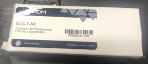 Axiom GLC-T-AX Mini-GBIC Cisco compatible 1000 BASE T SFP TRANSCEIVER 