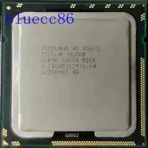 Intel Xeon X5672 3.2GHz 12MB  6.40G  (SLBYK) LGA 1366 Server CPU Processor