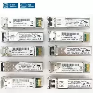10x Extreme Networks 4050-00010 SX MINI-GBIC Transceiver Module Cisco Lot of 10