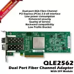 Dell Qlogic QLE2562 PCI-E x8 8GB Fibre Channel Dual Port Host Bus Adapter 0MFP5T
