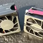 2 Nidec BETA V V35140-57 VA225DC For HP ProliantDL380 G2 Server 12V 3 wire Fan