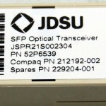 12 JDSU 52P6539 Fiber Optical 2GB 850nm GBIC Transceivers 229204-001 HP/Compaq