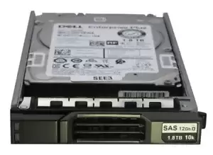 Dell Compellent 400-AHEG VJ97N 8MWMX SC SCv 1.8TB 2.5 SFF 12Gbps 10K With Tray