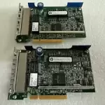 Lot of (2) HP 331FLR Quad Port RJ45 1GB NIC PCIe 2.0 x8 Ethernet Server Adapter
