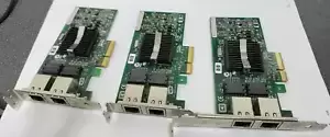 3x HP NC360T 412651-001 412646-001 PCI-E DUAL PORT GIGABIT SERVER NETWORK Cards