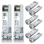 10-PACK For Cisco SFP-10G-SR Transceiver 10GBASE-SR 10G SFP+ Multi-mode 300M