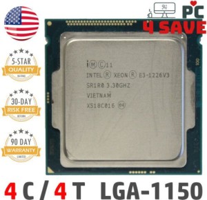Intel Xeon E3-1226 V3 SR1R0 3.3GHz 8MB 4-Core LGA1150 Workstation Server CPU 84W