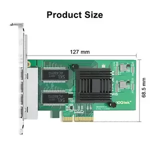 For Intel I350-T4 1G Network Adapter Quad Port Ethernet Server Adapter PCIe X4