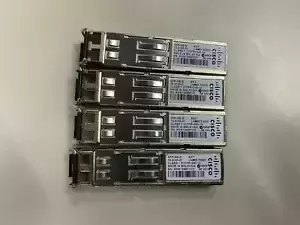 LOT OF 4 Original Cisco SFP-GE-S 10-2143-01 Transceiver SFP-GE-S 1.25GB/S 850NM