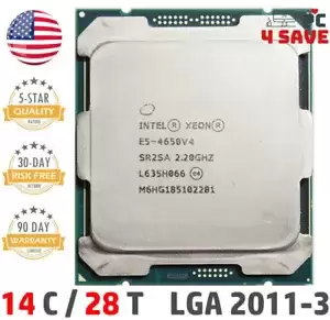 Intel Xeon E5-4650 V4 SR2SA 2.20GHz 35M 14-Core LGA 2011-3 Server CPU 105W
