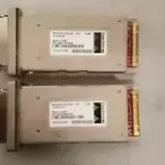 Lot Of 2 Genuine Cisco DS-X2-FC10G-CX4 V01 Transceiver Module