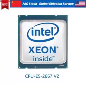 Intel Xeon E5-2667 V2 CPU  LGA 2011 CPU Processor 8 Core 3.3 GHz 25MB 8GT/s