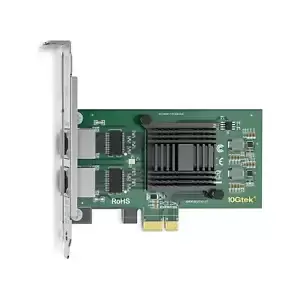 For Intel E1G42ET 1G Network Adapter with Intel 82576 Chip Dual RJ45 PCIe X1