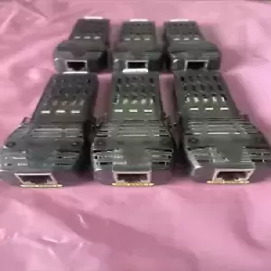 Lot of (6) Cisco WS-G5483 1000BASE-T GBIC Transceiver Switch Modules