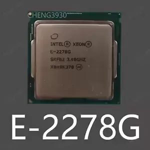 Intel Xeon E 2278g 3.4ghz 8 cores 16 threads LGA 1151   CPU processor