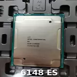 Intel Xeon Gold 6148 ES CPU qlns 2.4ghz 27.5mb 20c/40t 205w lga3647 processor