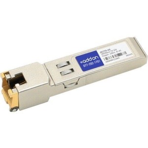 AddOn HP J8177D Compatible TAA Compliant 10/100/1000Base-TX SFP Transceiver (Cop