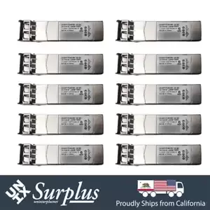 Lot of 10 Cisco DS-SFP-FC4G-SW LC Multi-Mode SFP 4Gb Fibre Channel Transceiver