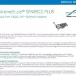 SolarFlare SFN8522-PLUS 2-Port 10Gb/s PCI-E x8 Ethernet Network Card ?Dell 5HX23