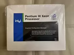 Intel Pentium III Xeon Processor 866 MHz 256 KB Cache 133-MHz System Bus NEW