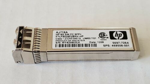 HP AJ718A 8G SW FC SFP+ FTLF8528P2BNV-HP Transceiver Module