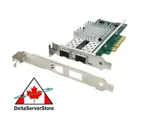 Intel X520-DA2 Dual Port SFP+ 10GB NIC Ethernet Server Adapter Dual Bracket