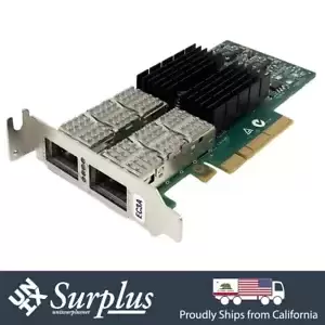 Mellanox CX-3 Dual Port 40GbE QSFP+ FDR PCIe Ethernet Server Adapter Low Profile