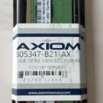 Axiom 8GB DDR4-2400 ECC RDIMM for HP - 805347-B21 New in Box