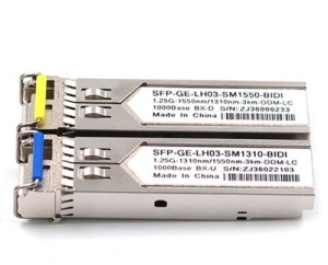 BIDI 1.25G-1550NM/1310NM-3KM-DDM-LC COMPATIBLE CISCO 1PAIR TRANSCEIVER MODULE 10
