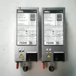 Lot Of 2 Dell 5NF18 PowerEdge R520 R620 R720 750W 80 Plus Platinum Power Supply