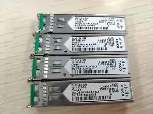 Lots of 10pcs CISCO GLC-ZX-SM 1000Base-ZX 1550nm 80km Transceiver 10-1837-01