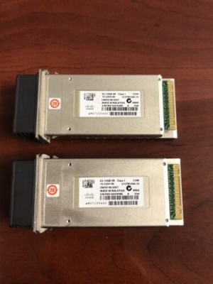 2 Cisco 10-2205-06 X2-10GB-SR Ethernet Optical Transceiver Module