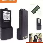 Li-ion Battery Pack: Long-lasting Extended Life for UV-5X3, BF-F8HP, and Radios