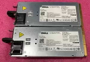 Lot of 2 Genuine Dell PowerEdge R510 R810 T710 Server 1100W Power Supply TCVRR