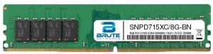 SNPD715XC/8G - Dell Compatible 8GB PC4-21300 DDR4-2666MHz 1Rx8 1.2V ECC UDIMM