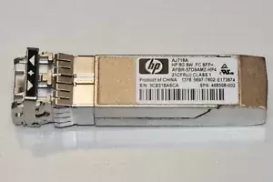 HP 8G SW FC Short Wave Fibre Channel SFP+ Transceiver Module AJ716B 670504-001