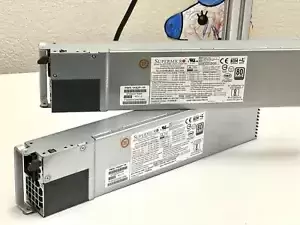 LOT OF 2 - Supermicro PWS-1K62A-1R Power Supply, 1600W Platinum