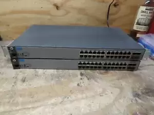 LOT OF 2 HP 2530-24G J9776A 24-port 4xSFP Gigabit Ethernet SWITCH W/ Cord