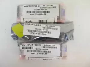 LOT OF 3 Genuine Cisco XENPAK-10GB-SR 10GBASE-SR 850nm MMF XENPAK Transceiver