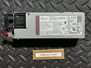HPE 865414-B21 800W Power Supply
