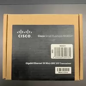 NEW CISCO MGBSX1 GIGABIT ETHERNET SX MINI-GBIC SFP Original Genuine