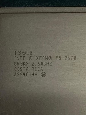 Lof of 14 Intel Xeon E5-2670 SR0KX
