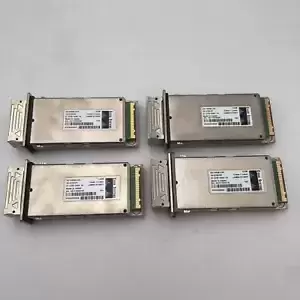 LOT Of 4 Used GENUINE CISCO X2-10GB-LX4 10-2154-01 10 GIGABIT TRANSCEIVER READ