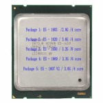 Intel Xeon E5-1603 E5-1620 E5-1650 E5-1660 E5-1607V2 LGA2011 Server processor