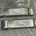 LOT 2 Cisco XFP-10GLR-OC192SR V03 10-1989-03 Transceiver Module Genuine #M22-18